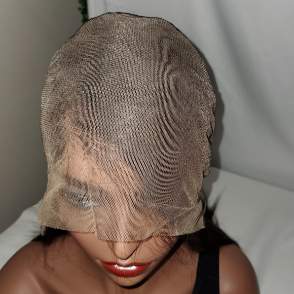 18" Raw Virgin Burmese Straight Full Lace Wig - Picture 6 of 10